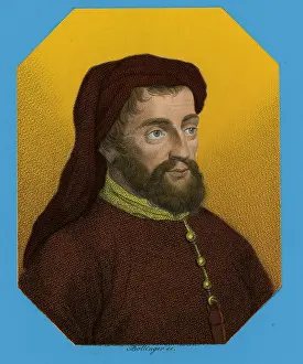 Chaucer Prints: Geoffrey Chaucer, English Poet