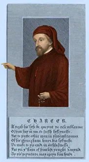 14th Prints: Geoffrey Chaucer, Father of English Literature