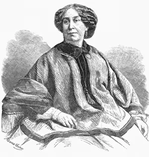 Essayist Prints: George Sand, French Author and Feminist