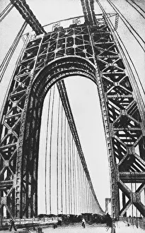 Cities Prints: George Washington Bridge, c.1930