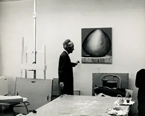 Sculptor Prints: Georgia O'Keeffe in Her Home Studio, 1971