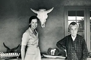 Sculptor Prints: Georgia O'Keeffe with Judith Searle, 1971