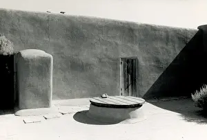 Famous People Prints: Georgia O'Keeffe's Patio at Ghost Ranch