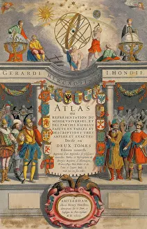 Cartography Prints: Gerardus Mercator, Atlas, 1633