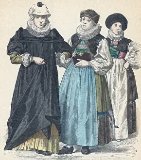 2015 Prints: German Women's Fashion, 1640