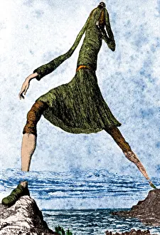 Folklore Prints: The Giant Bolster, Legendary Creature