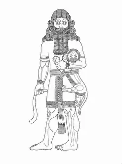 Antiquity Prints: Gilgamesh, King of Uruk