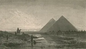 Sculpture Prints: Giza Pyramids