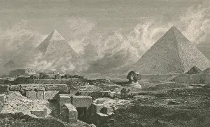 Sphinx Prints: Giza Pyramids and Sphinx, 1878