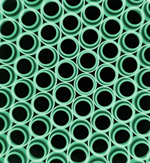 Pattern Prints: Glass Tubes, X-ray