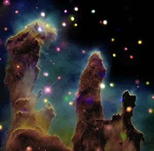 Beauty Prints: Glowing 'Pillars of Creation'