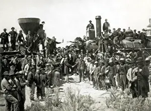 Track Prints: Golden Spike Ceremony, 1869