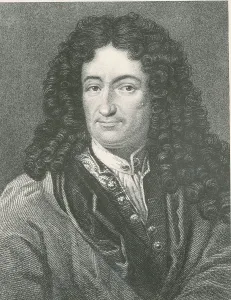 Number Prints: Gottfried Wilhelm Leibniz, German Mathematician