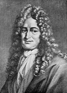 Number Prints: Gottfried Wilhelm Leibniz, German Mathematician