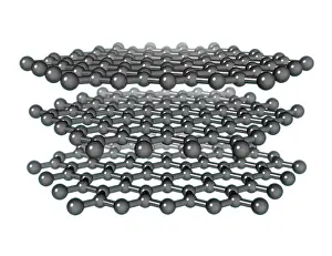Atom Prints: Graphite Molecular Model