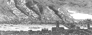 Middle Ages Prints: Great Fire of London, 1666