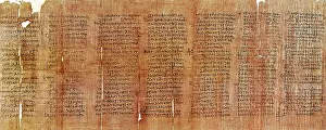 Greek Papyrus Horoscope