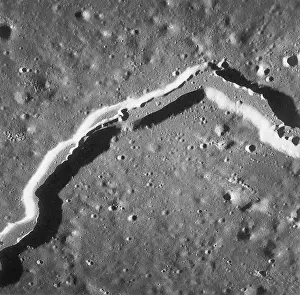 Spaceflight Prints: Hadley Rille on the Moon, Apollo 15 Mission