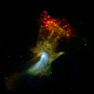 Astronomy Prints: Hand Of God Pulsar Wind Nebula