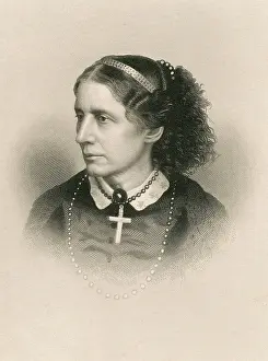 Abolition Prints: Harriet Beecher Stowe, American Author