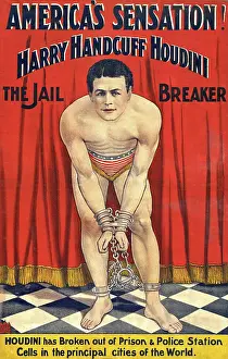 Magic Prints: Harry Houdini, Jail Breaker, 1900