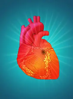 Concept Prints: Heart Attack, Conceptual Illustration