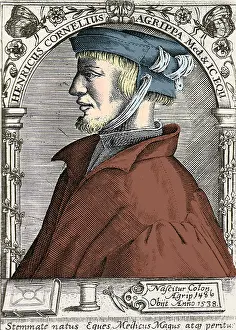Heinrich Prints: Heinrich Cornelius Agrippa, German Occultist