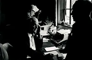 Sculptors Prints: Henry Moore in His Home Office