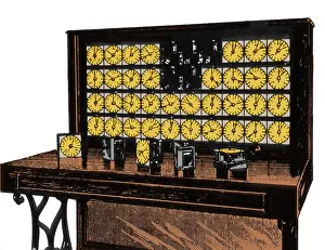 Collection Prints: Herman Hollerith Tabulating System, 1890