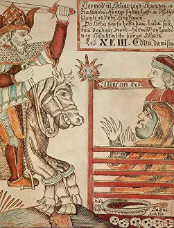 Deity Prints: Hermod Assails the Underworld
