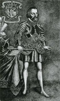 Aztec Prints: Hernan Cortes, Spanish Conquistador