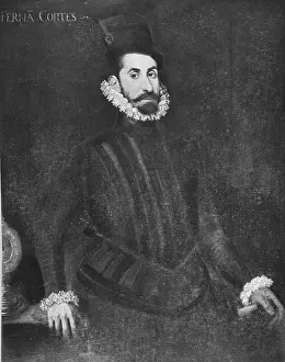 Aztec Prints: Hernan Cortes, Spanish Conquistador