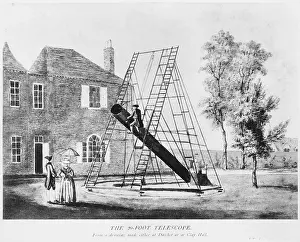Telescope Prints: Herschel's 20 Foot Telescope
