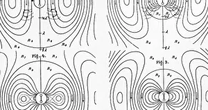 Current Prints: Hertz Flux Lines, Electromagnetic Waves