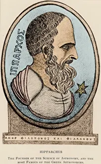 Ancient Prints: Hipparchus, Ancient Greek Astronomer and Mathematician