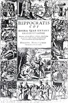 Opera Prints: Hippocratis Opera quae extant Graece et Latine Restituta, 1588