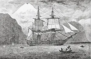 British History Prints: HMS Beagle