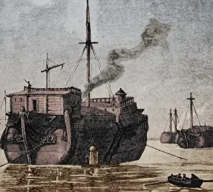 York Prints: HMS Jersey, 1777