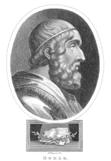 Iliad Prints: Homer, Ancient Greek Poet