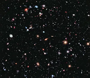 Astronomy Prints: Hubble eXtreme Deep Field (XDF)