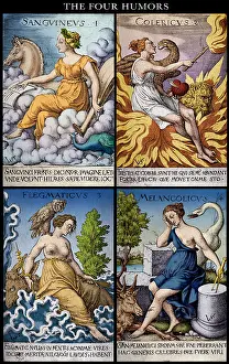 Trait Prints: The Four Humors of Hippocratic Medicine