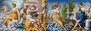 Trait Prints: The Four Humors of Hippocratic Medicine