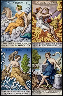 Trait Prints: The Four Humors of Hippocratic Medicine