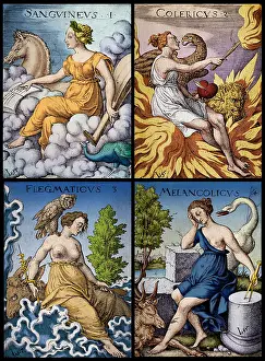 Trait Prints: The Four Humors of Hippocratic Medicine