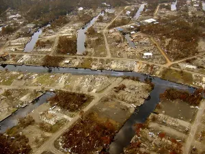 Aerial Prints: Hurrican Katrina Damage