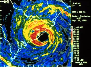 More Science & Medical Prints: Hurricane Hugo, Digitized Radar Image, 1989
