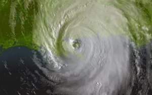 Satellite Prints: Hurricane Katrina