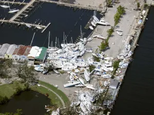 Aerial Prints: Hurricane Katrina Damage