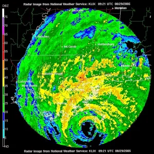 Deadliest Prints: Hurricane Katrina, WFO Radar, 2005