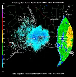 Deadliest Prints: Hurricane Katrina, WFO Radar, 2005